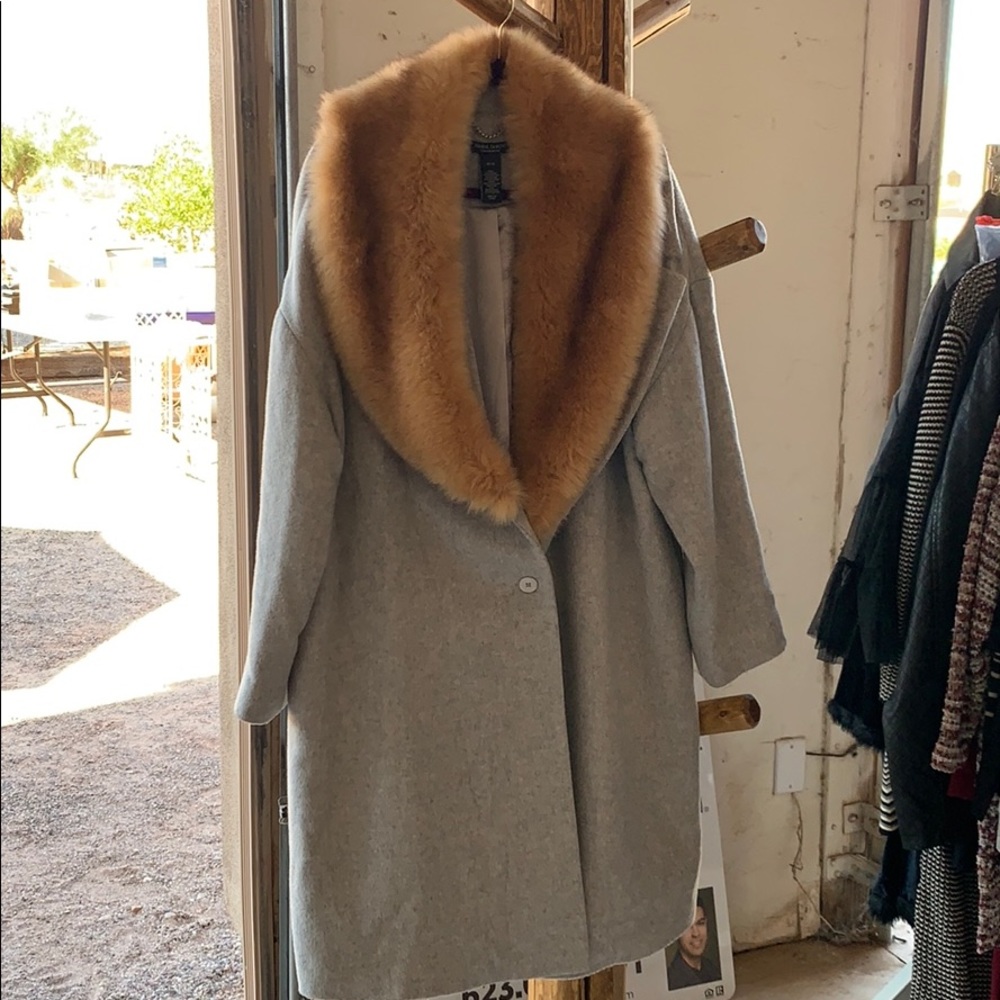 Long knee length dress coat